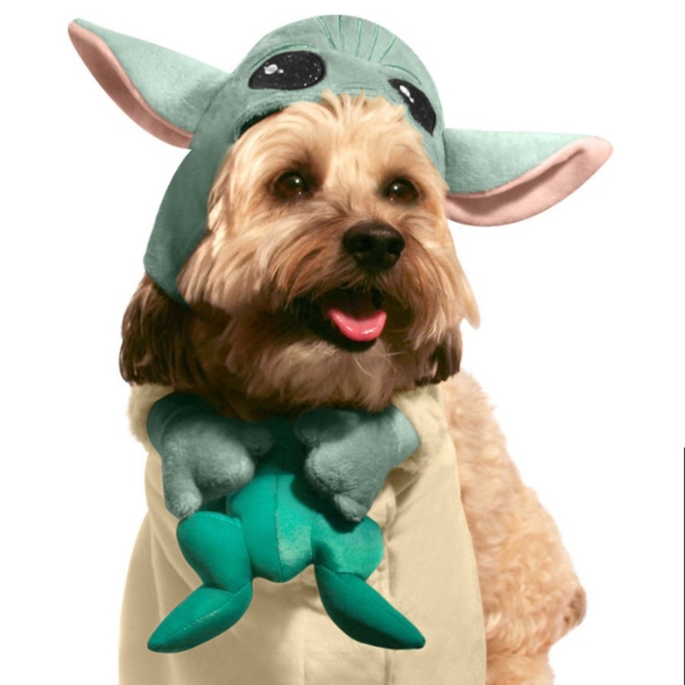 Baby yoda dog costume